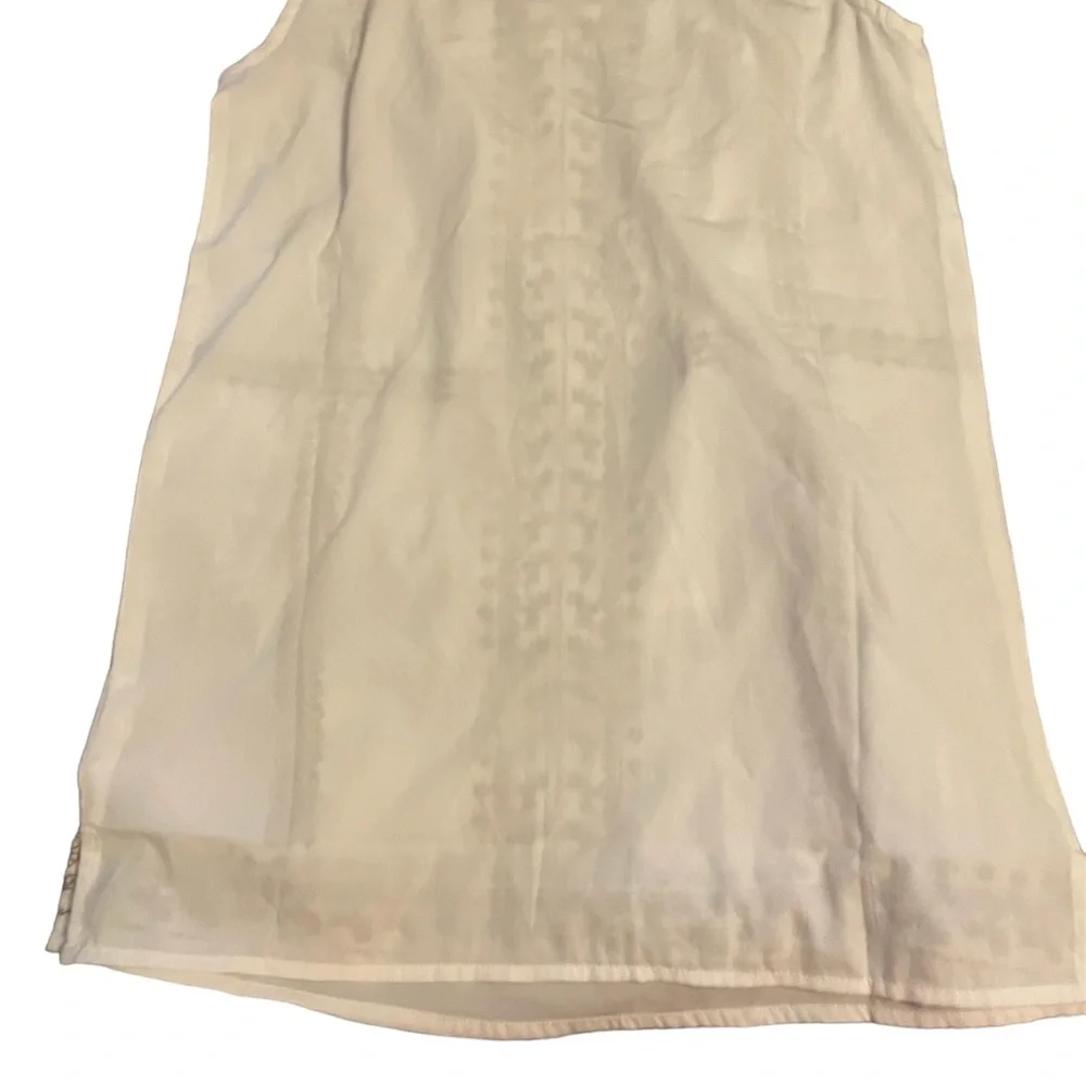 The royal standard white embroidery detail tank top - Picture 2 of 3